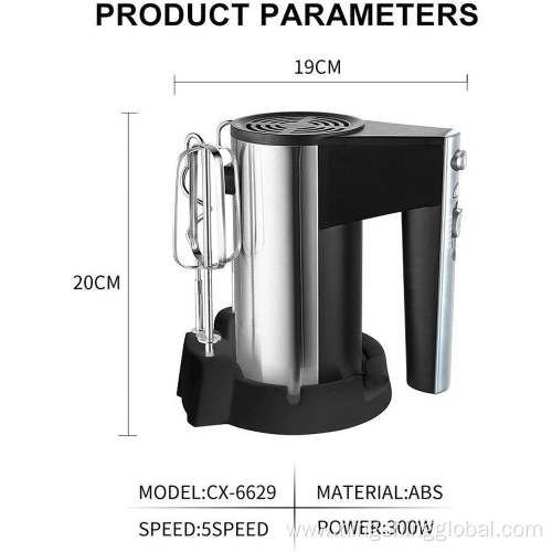 Electric Hand Mixer with Custom Color Storage Base